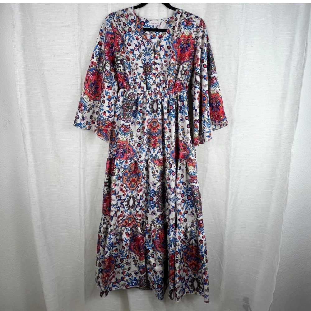 Boemo x Anthropologie Floral & Paisley Print Boho Maxi
Womens Large